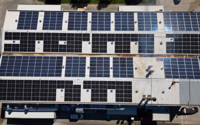 200 kWp PV Installation On Industrial Roof, Industrial Zone of Achaea