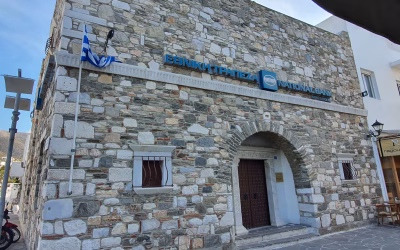 Successful National Bank Renovation of (1) Branch in Paros (455)