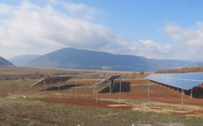 1.2 MWp Ground-Mounted Photovoltaic Installation in Prespes