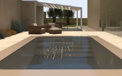 Swimming Pool Construction in a Single Family House in Patras