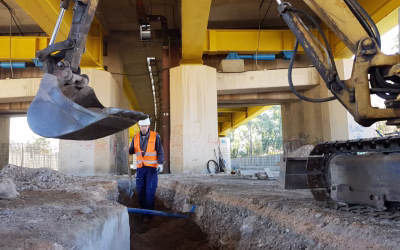 Εγκατάσταση συνδέσμων HDPE σε Υπόγεια Φρεάτια στη Γέφυρα Ρίου-Αντιρρίου