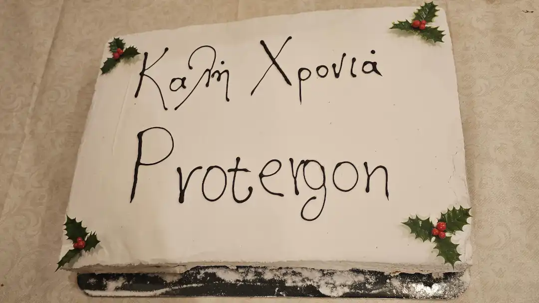 new-year-cake-2026 Protergon's new year cake with festive decorations